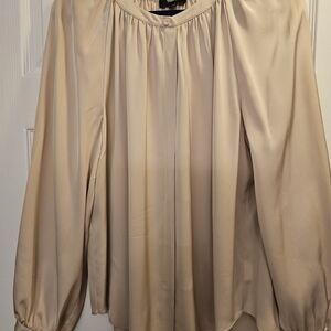 NWT Theory Elegant Cream Blouse